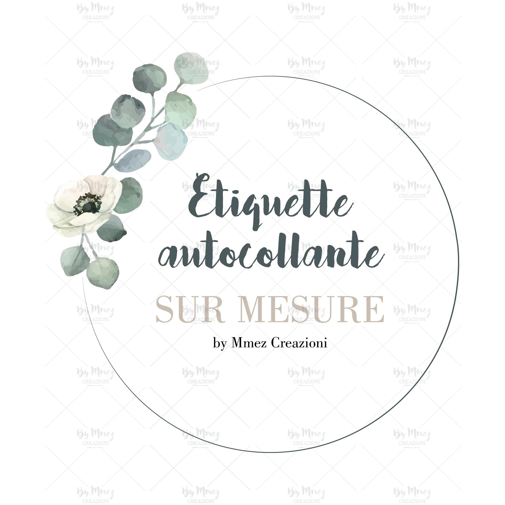 Étiquette autocollante / Stickers - Thème Prince & bleu marine - Mmez  Creazioni